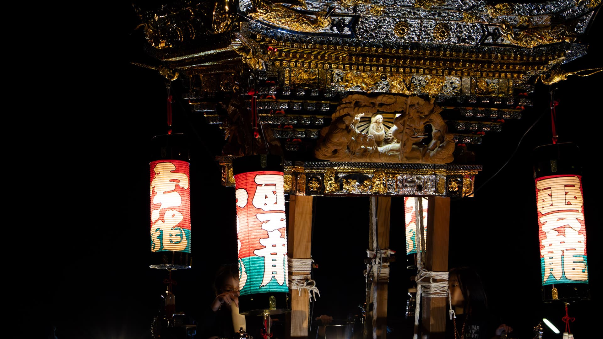 Mishima District taiko float procession